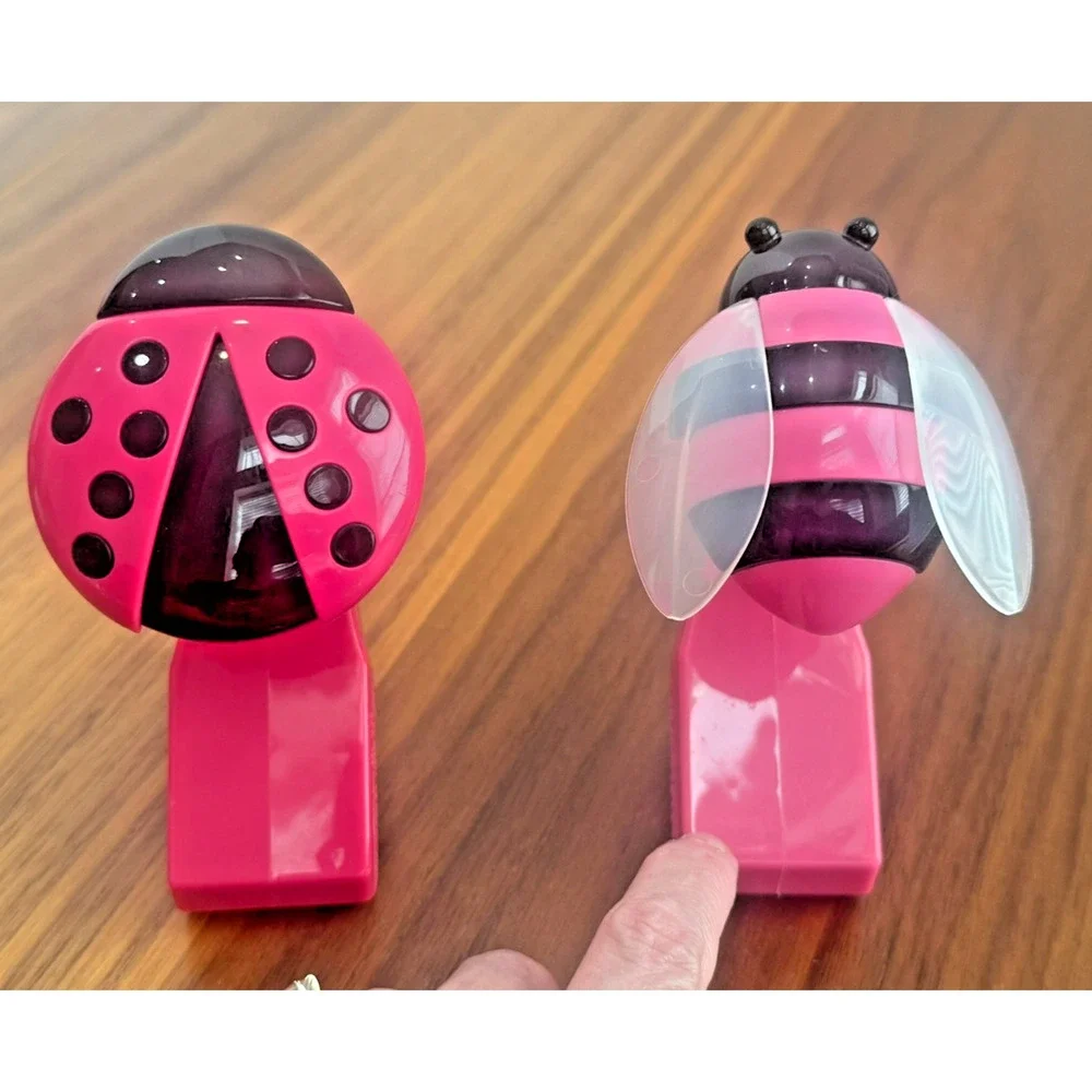(2) Bath & Body Works PINK LADYBUG Bumble Bee Bug Wallflower Plug Home Diffuser